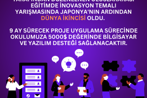 Projemizle Dünya İkincisi Olduk.